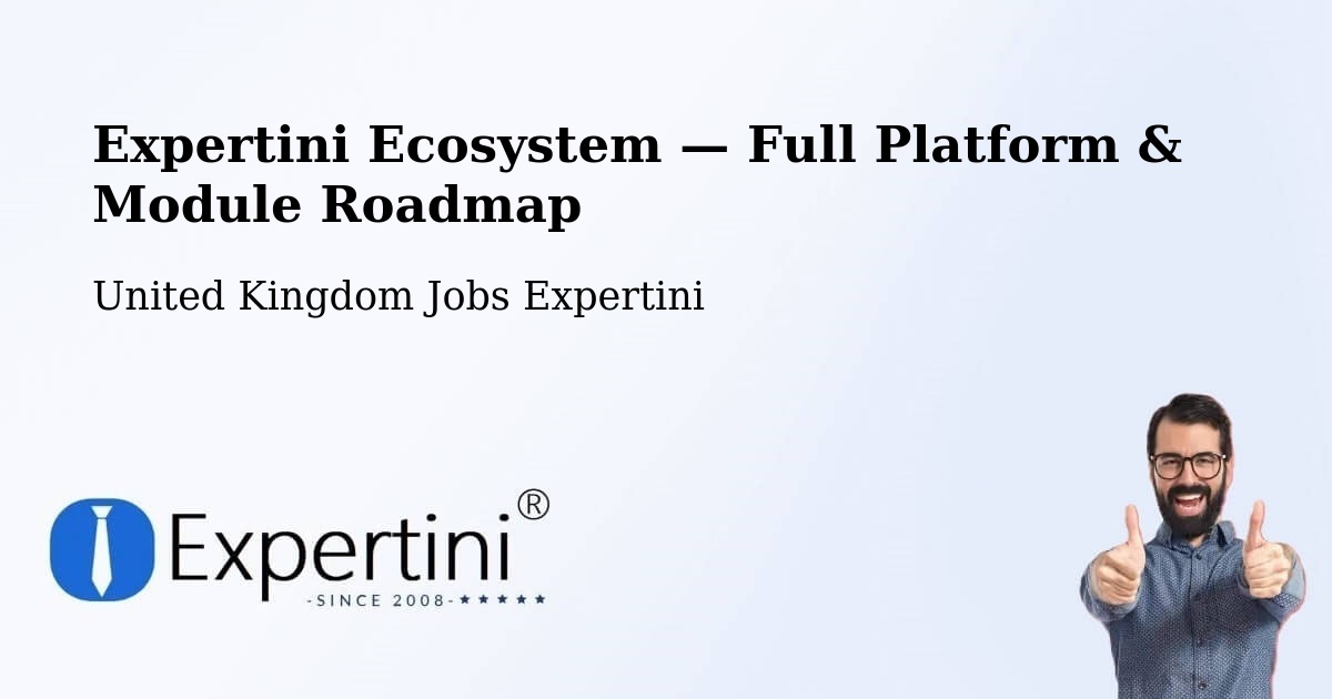 Expertini Ecosystem — Full Platform & Module Roadmap – Macduff